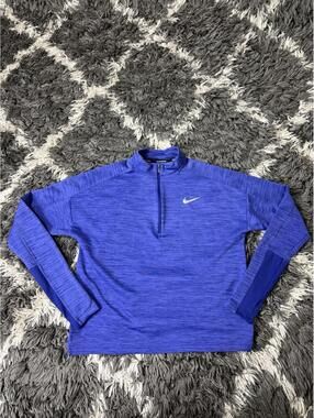 Nike Dri Fit Running Jacket Women’s Medium 1/2 Zip Purple Pullover